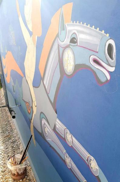 Kolejny mural powstaje w Środzie Śląskiej