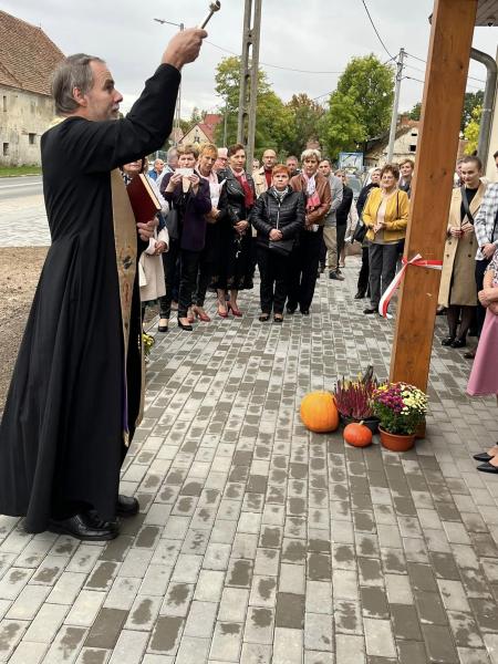Otwarto nowo wybudowaną świetlicę wiejską w Chmielowie