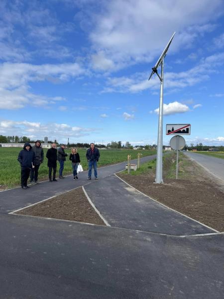 Ścieżka rowerowa relacji Chomiąża - Malczyce oficjalnie otwarta