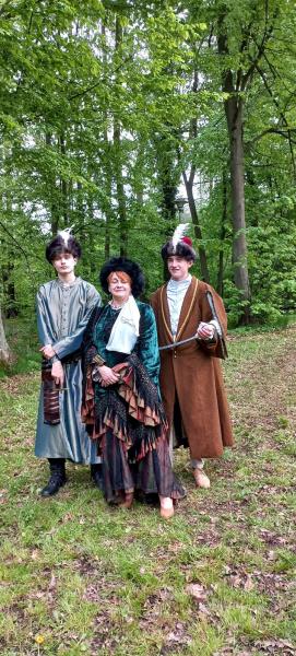 Gra terenowa na Zamku na Wodzie w Wojnowicach