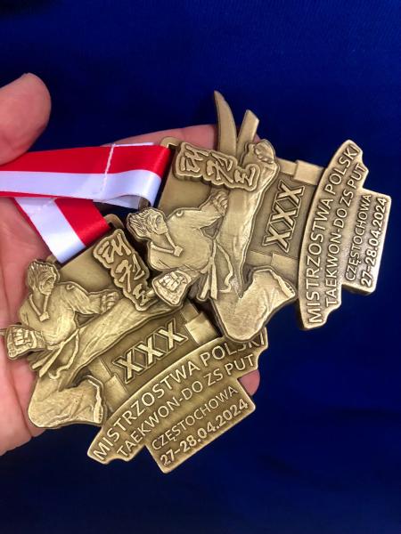 Franciszek Kirpa i Konrad Jaros z medalami na 30. Mistrzostwach Polski Taekwon-do