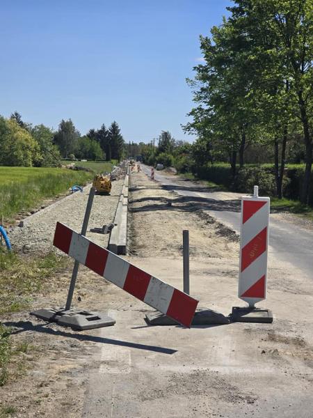Przebudowa drogi relacji Zakrzyce-Gałów