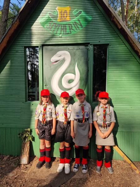 Obóz zuchów i harcerzy z 3. Malczyckiego Szczepu Harcerskiego Ogień