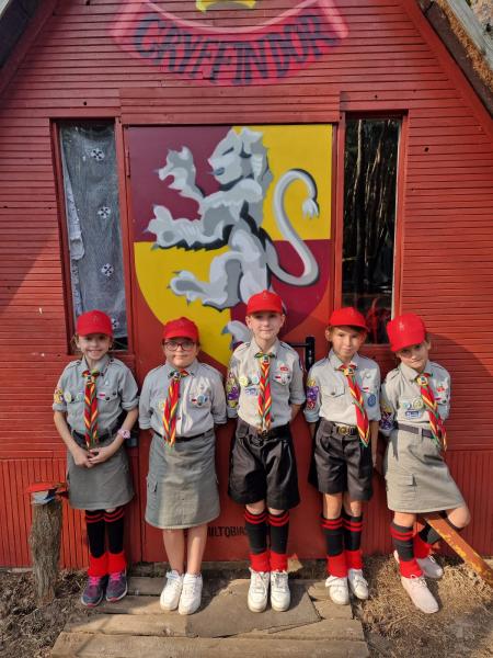Obóz zuchów i harcerzy z 3. Malczyckiego Szczepu Harcerskiego Ogień