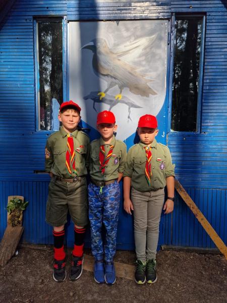 Obóz zuchów i harcerzy z 3. Malczyckiego Szczepu Harcerskiego Ogień