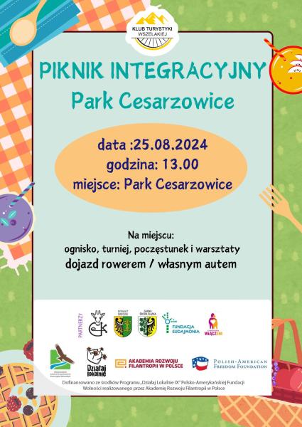 Piknik integracyjny w Cesarzowicach