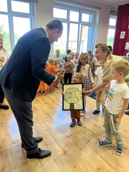 Wójt Gminy Udanin odwiedził gminne przedszkola
