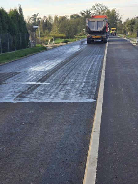 Przebudowa drogi dobiega końca