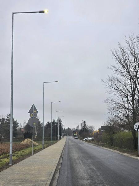 Przebudowana droga relacji Zakrzyce-Gałów etap II