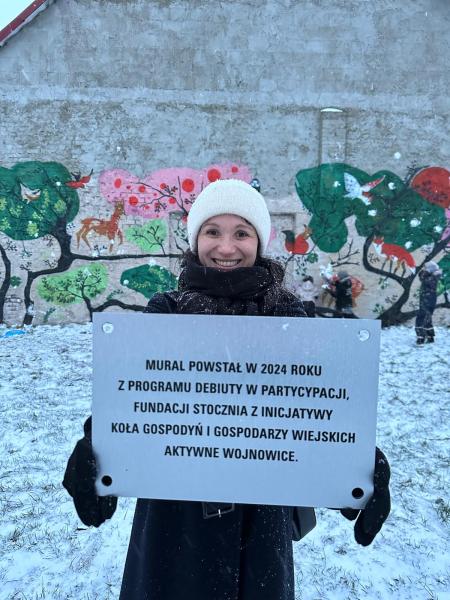 Mural w Wojnowicach