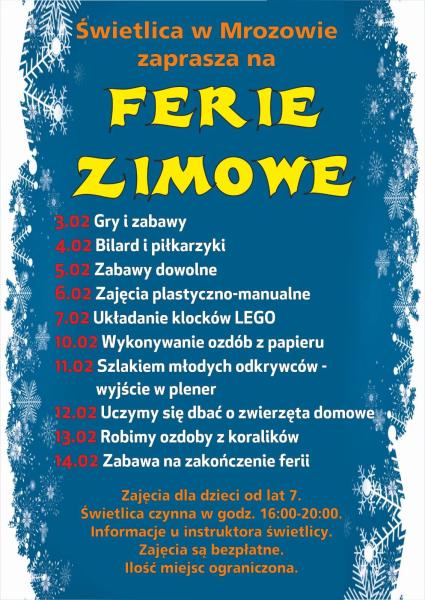 Ferie Zimowe