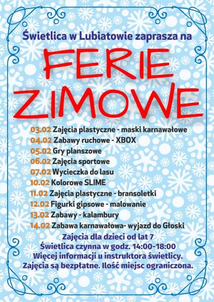 Ferie Zimowe