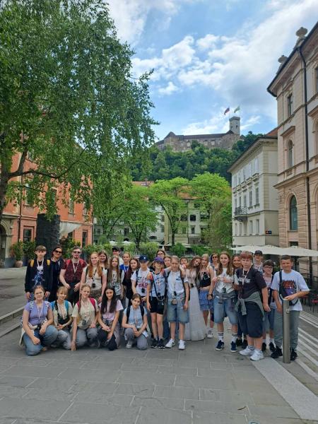 "Obieżyświat" ze Szkoły Podstawowej w Ciechowie z wizytą w Słowenii oraz we Włoszech