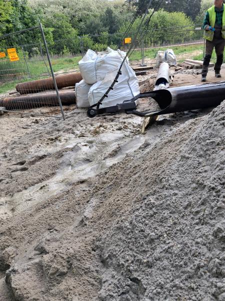 Trwają prace przy odwiertach i budowie rurociągów