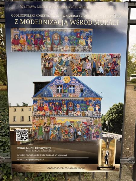Historyczny mural ze Środy Śląskiej wśród finalistów ogólnopolskiego konkursu