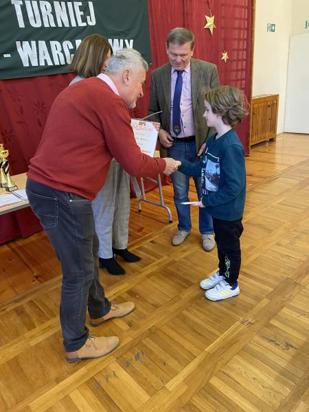 Turniej warcabowy w Piersnie