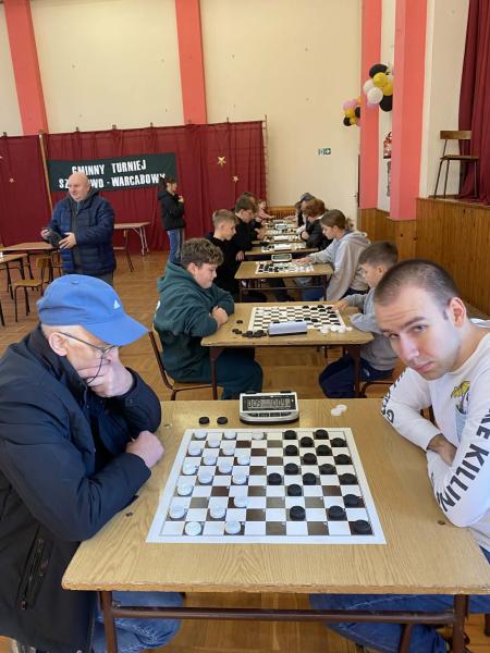 Turniej warcabowy w Piersnie