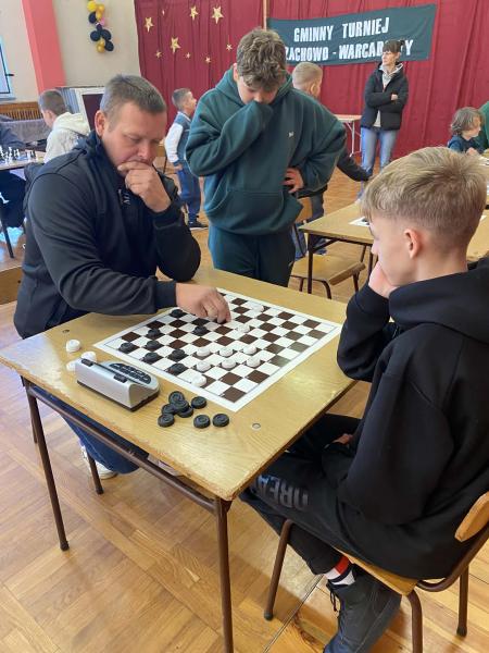 Turniej warcabowy w Piersnie