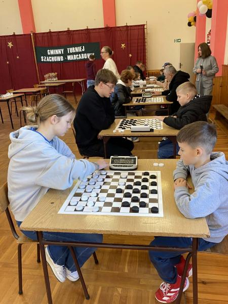 Turniej warcabowy w Piersnie
