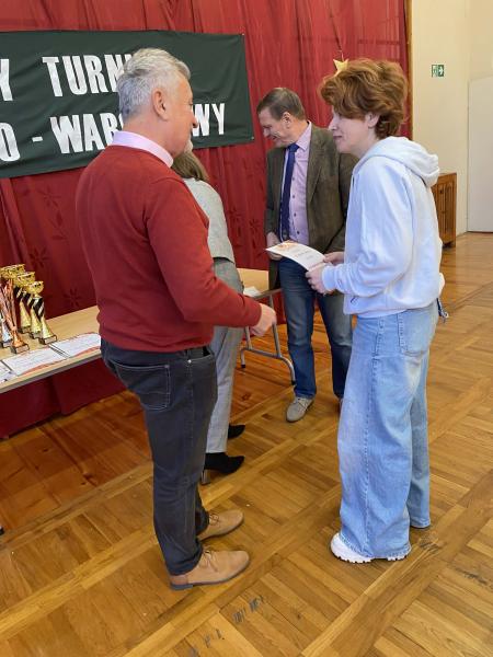 Turniej warcabowy w Piersnie