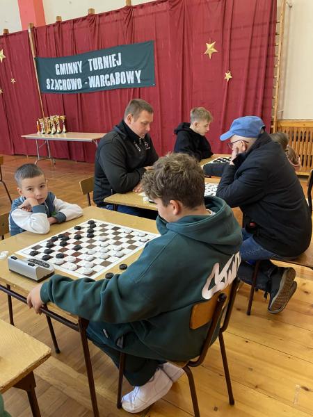 Turniej warcabowy w Piersnie