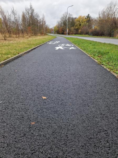 Nowa ścieżka pieszo-rowerowa przy Winogronowej zrealizowana przez IG2 Developer sp. z o.o. gotowa
