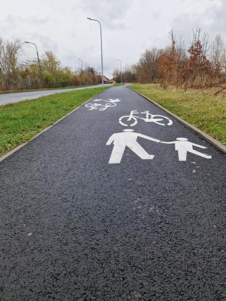 Nowa ścieżka pieszo-rowerowa przy Winogronowej zrealizowana przez IG2 Developer sp. z o.o. gotowa