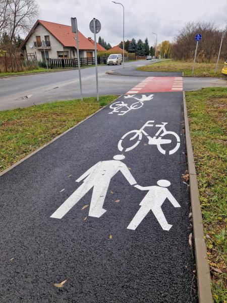 Nowa ścieżka pieszo-rowerowa przy Winogronowej zrealizowana przez IG2 Developer sp. z o.o. gotowa