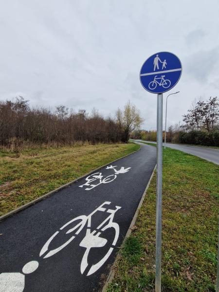 Nowa ścieżka pieszo-rowerowa przy Winogronowej zrealizowana przez IG2 Developer sp. z o.o. gotowa