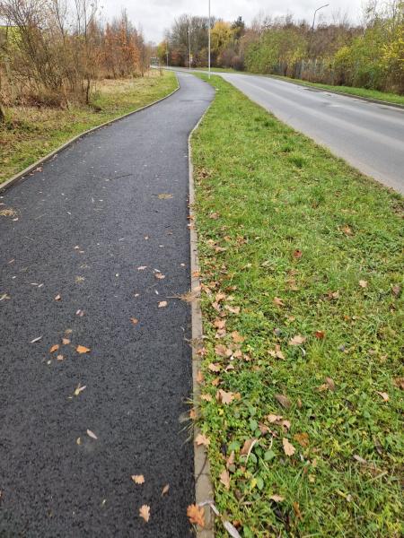 Nowa ścieżka pieszo-rowerowa przy Winogronowej zrealizowana przez IG2 Developer sp. z o.o. gotowa