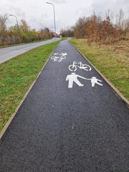 Nowa ścieżka pieszo-rowerowa przy Winogronowej zrealizowana przez IG2 Developer sp. z o.o. gotowa