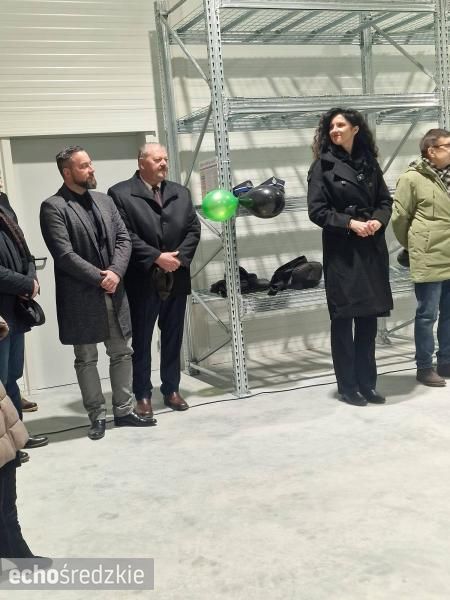 2 lutego w Środzie Śląskiej oficjalnie odebrano nową halę magazynową