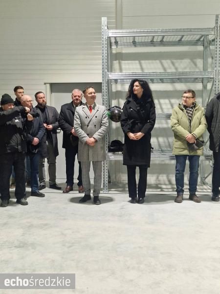 2 lutego w Środzie Śląskiej oficjalnie odebrano nową halę magazynową