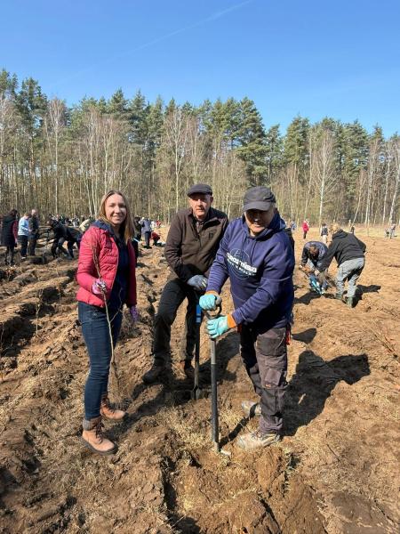 Wspólne sadzenie lasu
