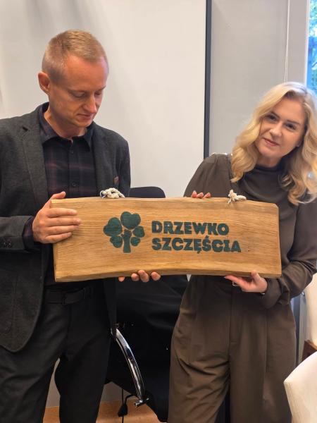 Podziękowania za organizację biegu dla dzieci z Domu Dziecka