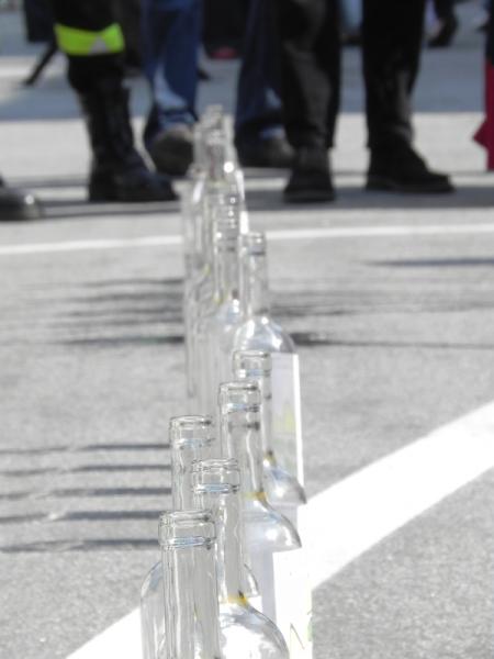 Turniej Gmin - konkurencja z butelkami