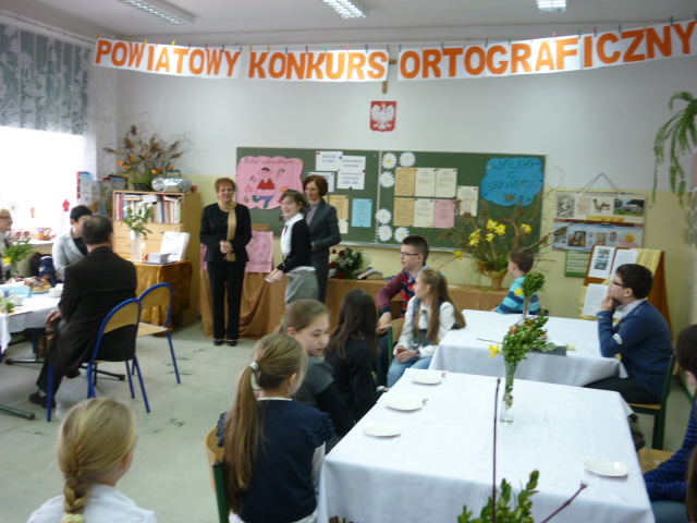 X edycja  Powiatowego Konkursu Ortograficznego  w Szkole Podstawowej w Udaninie