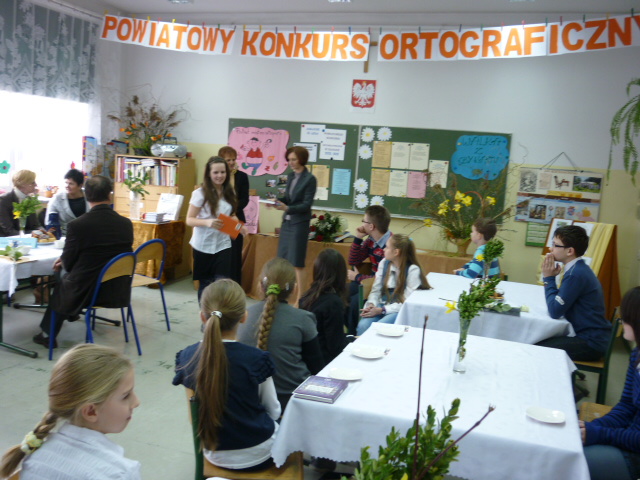 X edycja  Powiatowego Konkursu Ortograficznego  w Szkole Podstawowej w Udaninie