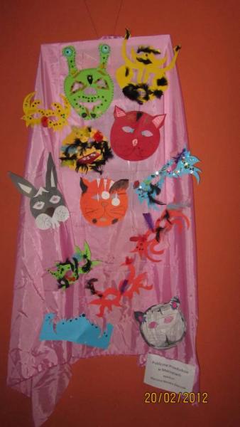 Pokonkursowa wystawa masek karnawałowych    