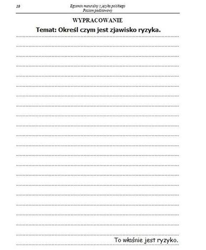 Czym jes prawdziwe ryzyko?