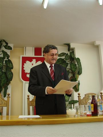 Mieczysław Kożuszko - najstarszy radny gminy Malczyce