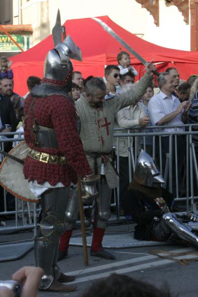 Inscenizacja historyczna Bractwa Rycerskiego Ziemi Kaliskiej