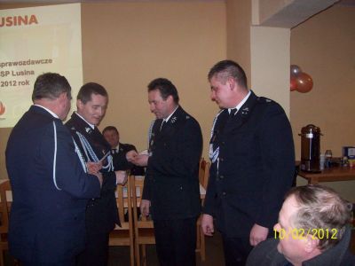 Zebranie sprawozdawcze OSP Lusina 2012