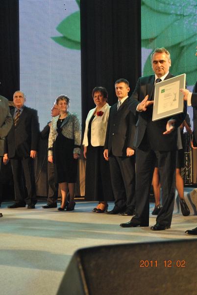 Uroczysta Gala wręczenia Certyfikatów „Gmina Fair Play 2011” 