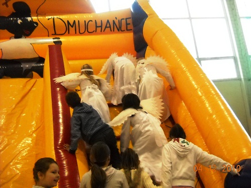 Mikołaj w SP nr 3 w Środzie Śląskiej