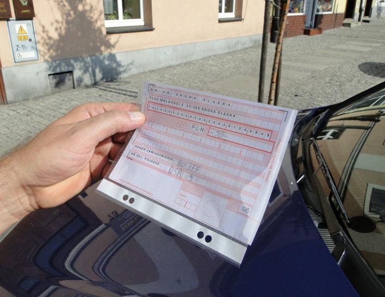 Strefa płatnego parkowania w Środzie Śląskiej