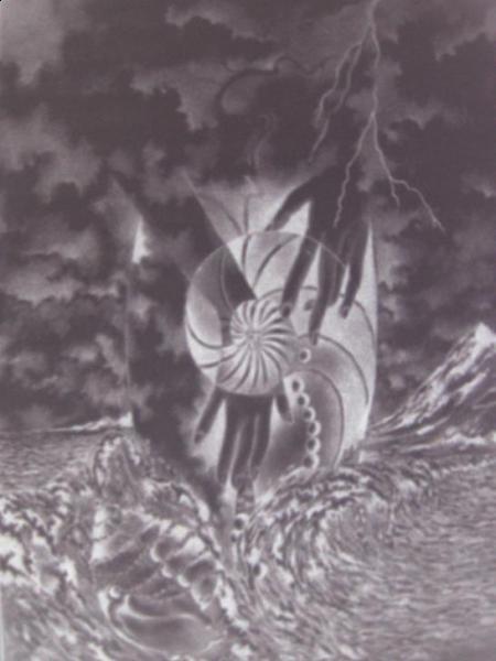 Grafiki z tomików "Przed świtem" oraz "Przemijanie"