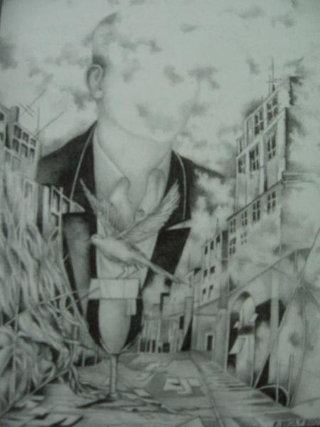 Grafiki z tomików "Przed świtem" oraz "Przemijanie"