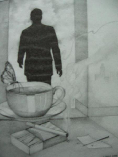 Grafiki z tomików "Przed świtem" oraz "Przemijanie"