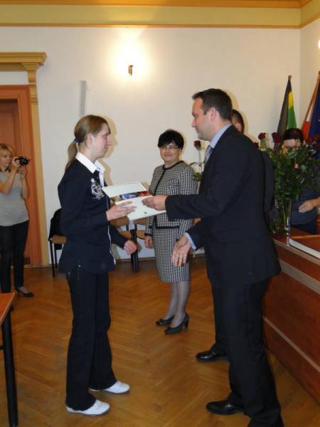 Gala wręczenia Dyplomów Stypendysty Powiatu Średzkiego